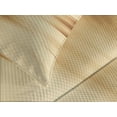 thumbnail image 4 of Ambesonne Tan Quilted Bedspread Set 3 Pcs, Curved Wave Like, King Size, Cream Tan, 4 of 5