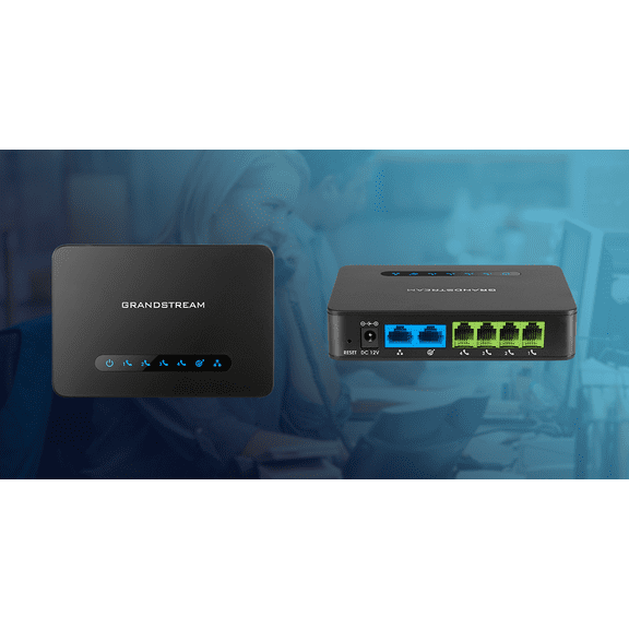 Grandstream HT814 Analog Telephone Adapter 4 FXS Port Gigabit Router ATA