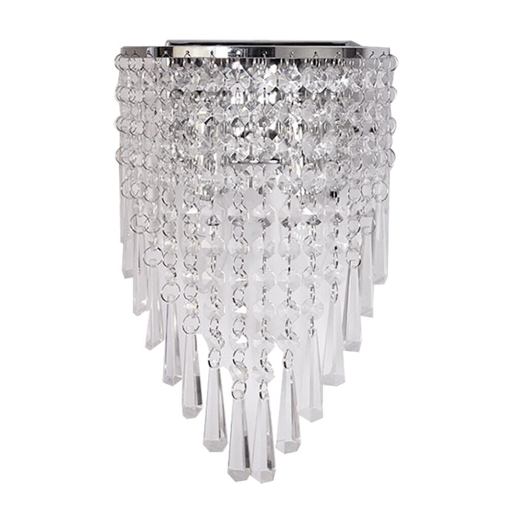 Modern Bathroom Crystal Mirror Light Front Wall Lamp Fixture Vanity Lights