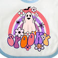 thumbnail image 4 of Inktastic Spooky Retro Halloween Ghost Boys or Girls Baby Bib, 4 of 4