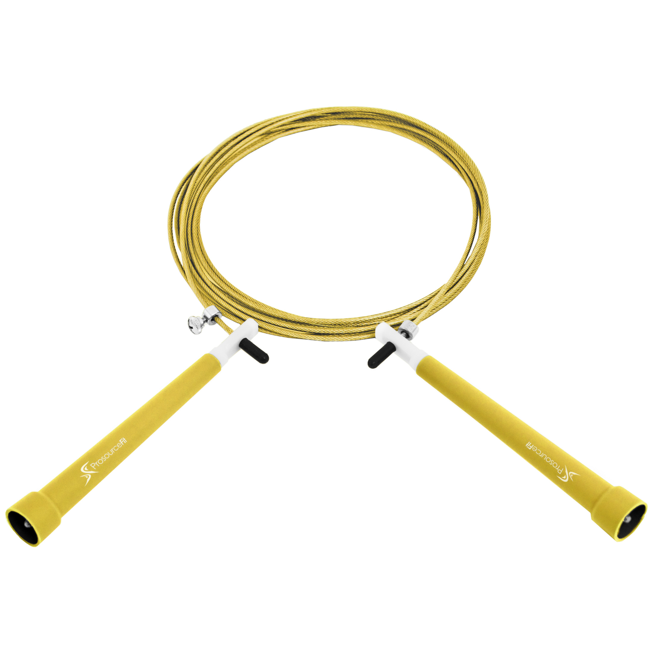 ProsourceFit Speed Jump Rope 10" Adjustable Yellow photo 2