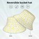 thumbnail image 2 of Balery Yellow Lemon Leaves Sombreros para el sol para hombre y mujer, sombrero de pescador con UPF 50+, 2 of 6