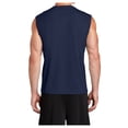 thumbnail image 2 of Yellow Rooster Men's Sleeveless PosiCharge Competitor T-Shirts True Navy S, 2 of 6
