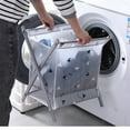 thumbnail image 4 of Cesto para la ropa sucia | Cesto de tela plegable de gran capacidad | Organizador de juguetes impermeable y antiolores | Cesto para la ropa sucia que ahorra espacio para dormitorio, baño y oficina, 4 of 5