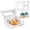 1+2/8pcs, variant on Cake And Cupcake Combo Bento Boxes 1+8/16Pcs Clear Lid 8 Holes For Party Bakery Supplies