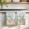 thumbnail image 7 of Easter Colorful Eggs Kitchen Towels Set of 1, Spring Eucalyptus Leaves Floral Plant Absorbent Dish Towels for Kitchen, Microfiber Hand Towel, Quick Drying Tea Towel for Cleaning Decorative Dishcloths, 7 of 7
