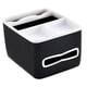 thumbnail image 5 of Caja de almacenamiento universal para reposabrazos de coche, almacenamiento de pañuelos, fácil de instalar, taza automotriz blanco negro, 5 of 9