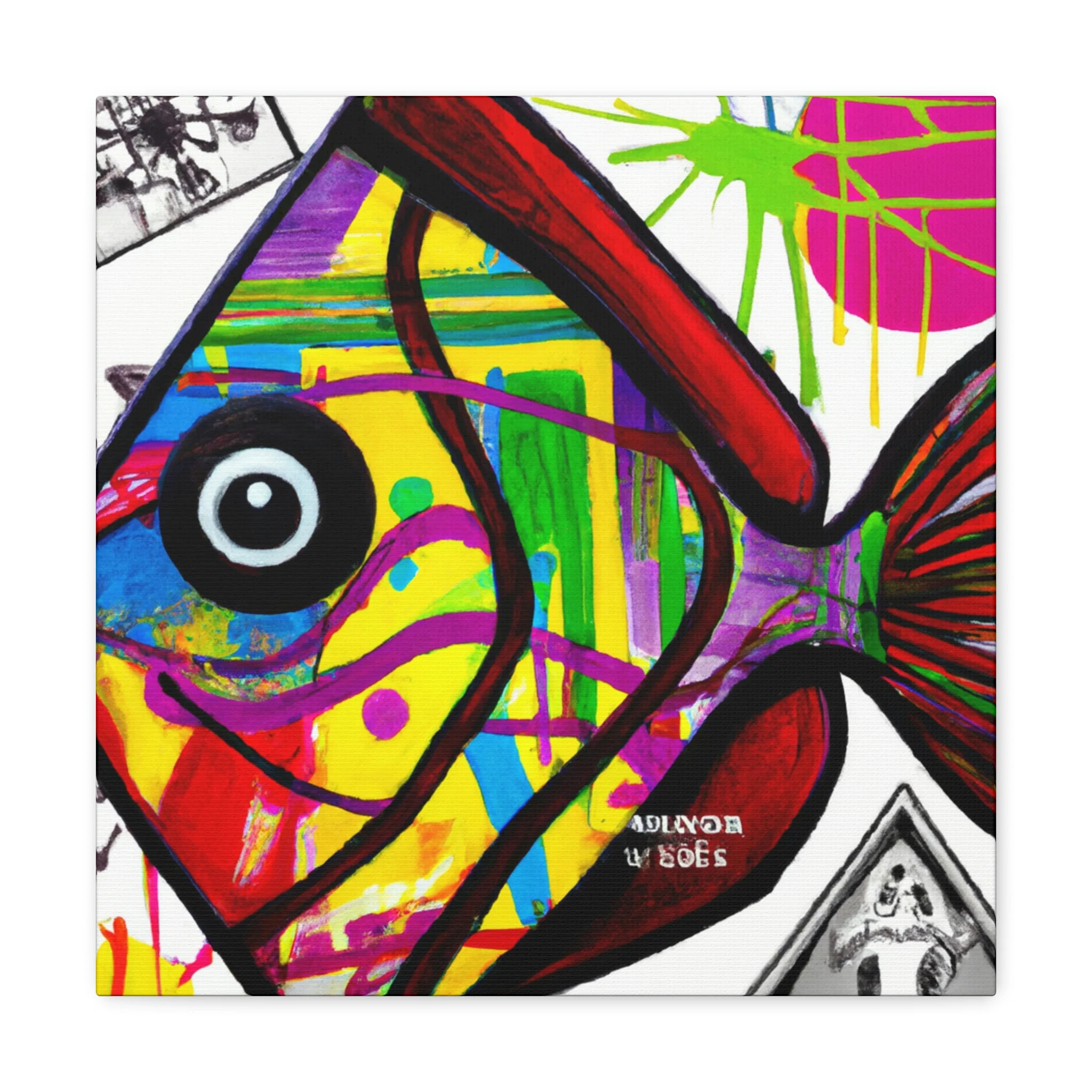 Discus Thrown Heavily Canvas