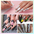 thumbnail image 6 of Makartt 5pcs Double-End Nail Art Brush Multifunctional Detail Nail Brushes Painting Pen with Liner Dotting Pen, 6 of 8
