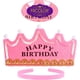 thumbnail image 2 of Gorro de Cumpleaños LED Rosa JM con Perlas y Purpurina, 2 of 5