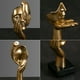 thumbnail image 3 of Estatuas de máscara abstracta de resina, figuritas en miniatura europeas para Interior, hogar, oficina, estudio, figura de escritorio, adorno, regalo de decoración, 3 of 5