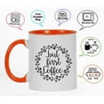 thumbnail image 3 of Inkdotpot Enjoy Your Coffee 11 Oz Ceramic Coffee Mugs Great For Bride Funny Novelty Gift For Coffee Lover-Orange-ZX, 3 of 5