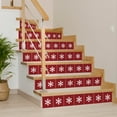 thumbnail image 5 of Mi Alma Red White Snowflake Peel & Stick Tiles - Vinyl Backsplash 8x8, 5 of 11