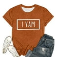 thumbnail image 3 of T-Shirts Décontractés pour Femmes à Manches Courtes, Col Rond, Imprimé Graphique, pour un Confort et un Style au Quotidien, 3 of 3