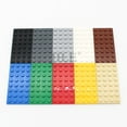 thumbnail image 3 of 10pcs Building Blocks Moc Small Base Short Plate 4x8 3035 DIY Creative Enlighten Bricks Compatible with Assembles Kids Toys blue 10pcs, 3 of 4