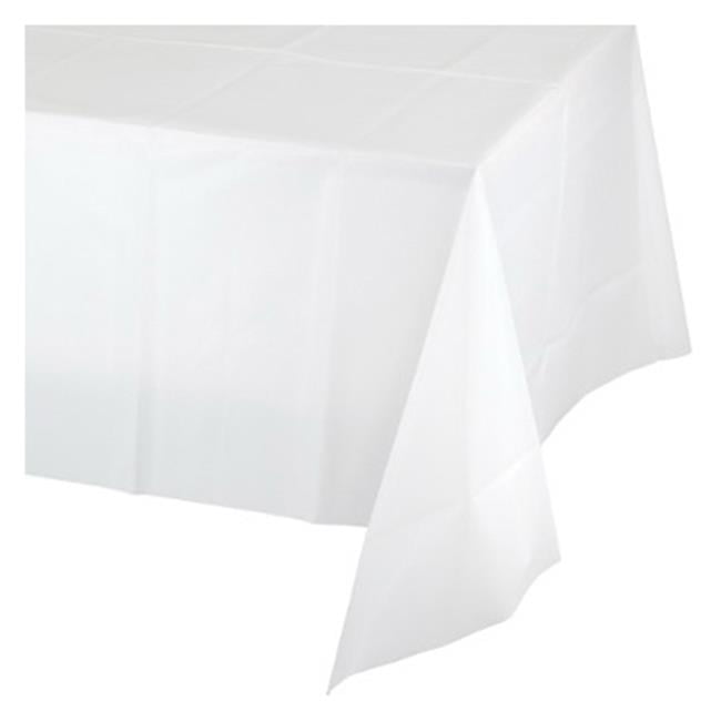 White 54" x 108" Paper Tablecloth