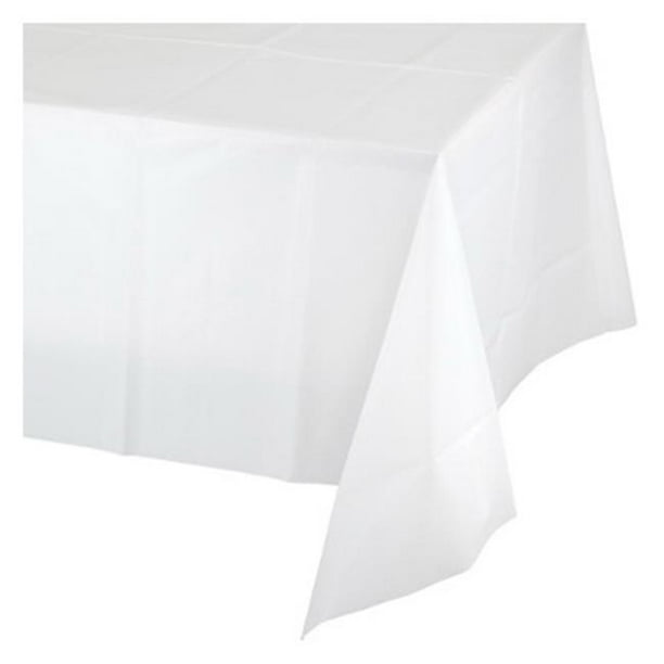 White 54" x 108" Paper Tablecloth