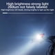 thumbnail image 5 of Fiudx Luces de Ciclismo, Faro Inteligente con Brillo Ajustable, Linterna Impermeable Recargable Tipo C, Batería de Larga Duración para Aventuras Al Aire Libre, Seguridad Nocturna, Diseño Impermeable., 5 of 6