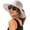 Beige, variant on Minzimin Womens Sun Hat with Ponytail Hole Beach Hiking Summer Wide Brim UPF 80 Outdoor Protection Foldable Bucket Hat