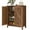 Brown, variant on DWVO Farmhouse Shoe Cabinet with Barn Doors, 5-Tier Wood Shoe Storage Rack Organizer for Entryway/Hallway/Closet, Old Oak