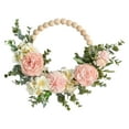 thumbnail image 2 of de peonía, s artificiales para puerta dentera, peonías rosas, Valentín, floral decorativa para s perfecl Corona de peonía, 2 of 8