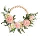 thumbnail image 2 of de peonía, s artificiales para puerta dentera, peonías rosas, Valentín, floral decorativa para s perfecl Corona de peonía, 2 of 8