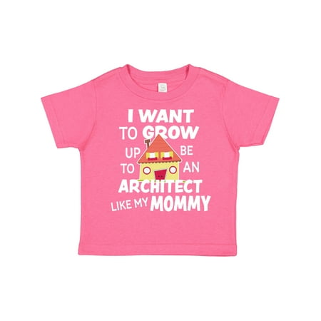 

Inktastic I Want to Grow Up to Be an Architect Like My Mommy Gift Toddler Boy or Toddler Girl T-Shirt