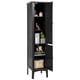thumbnail image 2 of Costway Armario Alto de Baño con 5 Niveles de Almacenamiento Gabinete Independiente Organizador Estrecho para Cocina 37 x 37 x 160 cm, 2 of 6
