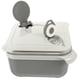 thumbnail image 5 of Serving Bowl With Lid Noodle Bowl Office Use Stainless Steel Large Capacity 1Set, 5 of 5