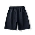 thumbnail image 6 of Mingw Mens Shorts Men's Summer Casual Solid Color Pockets Drawstring Elastic Waist Zipper Comfortable Shorts Pant, 6 of 6
