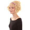thumbnail image 2 of Womens Curly Wig | Blonde Curly Long Curly Fancy Cosplay Halloween Wig | Premium Breathable Capless Cap, 2 of 9