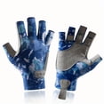 thumbnail image 1 of Estbridge Pare-Soleil Extérieur Printemps et Été Unisexe Antidérapant Pêche Demi-Doigt Gants de Sport Cyclisme, 1 of 4