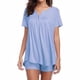thumbnail image 2 of Conjunto de ropa de dormir de mujer Sexy con cuello en V Top Shorts camisón de dormir, verde, XL Inevent AP001530-14, 2 of 5