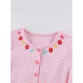 thumbnail image 4 of HWJAD Summer Cotton Dress for Toddler Girls Flower Short Sleeve Kids Girl A-line Casual Play Dresses, 4 of 8