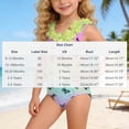 thumbnail image 5 of MKOSPLRT Toddler Girl Backless One Piece Swimsuit 3D Flower Floral Printed Cute Kids Bathing Suit Beach Wear 6 Months to 4 Years, 5 of 11