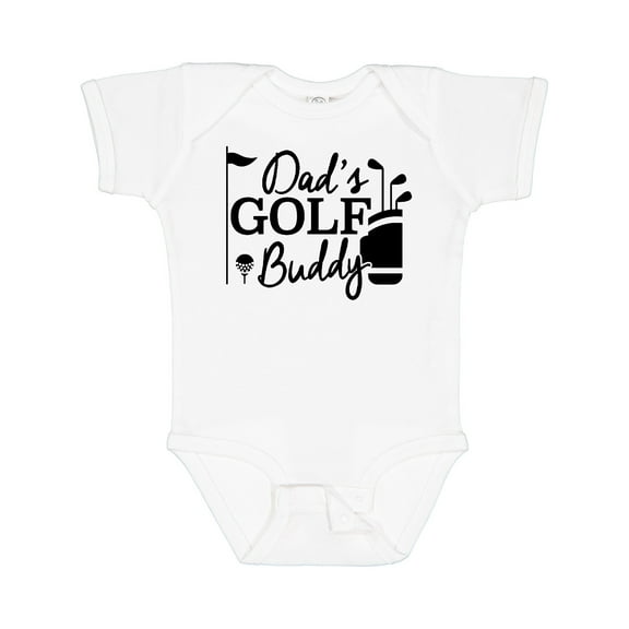 Inktastic Dad's Golf Buddy Boys or Girls Baby Bodysuit