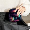 thumbnail image 6 of Jellyfish Sanitary Napkin Storage Bag Makeup Pouch for Purse, Small Sanitary Napkin Disposal Bags, in Velvet, Sponge, Oxford Fabric, 4.7x6.6x6.6 in, 6 of 6
