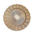 thumbnail image 5 of BalsaCircle 6 Metallic Gold 13" Acrylic Round Charger Plates Sunray Design Party Events, 5 of 8
