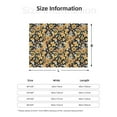 thumbnail image 5 of Rateoe Sunflowers Bee Pattern Flannel Throw Blanket, Ultra-soft Blanket for Bed, Couch, Car, Hypoallergenic Anti-pilling blanket-50"x40"(Horizontal), 5 of 6