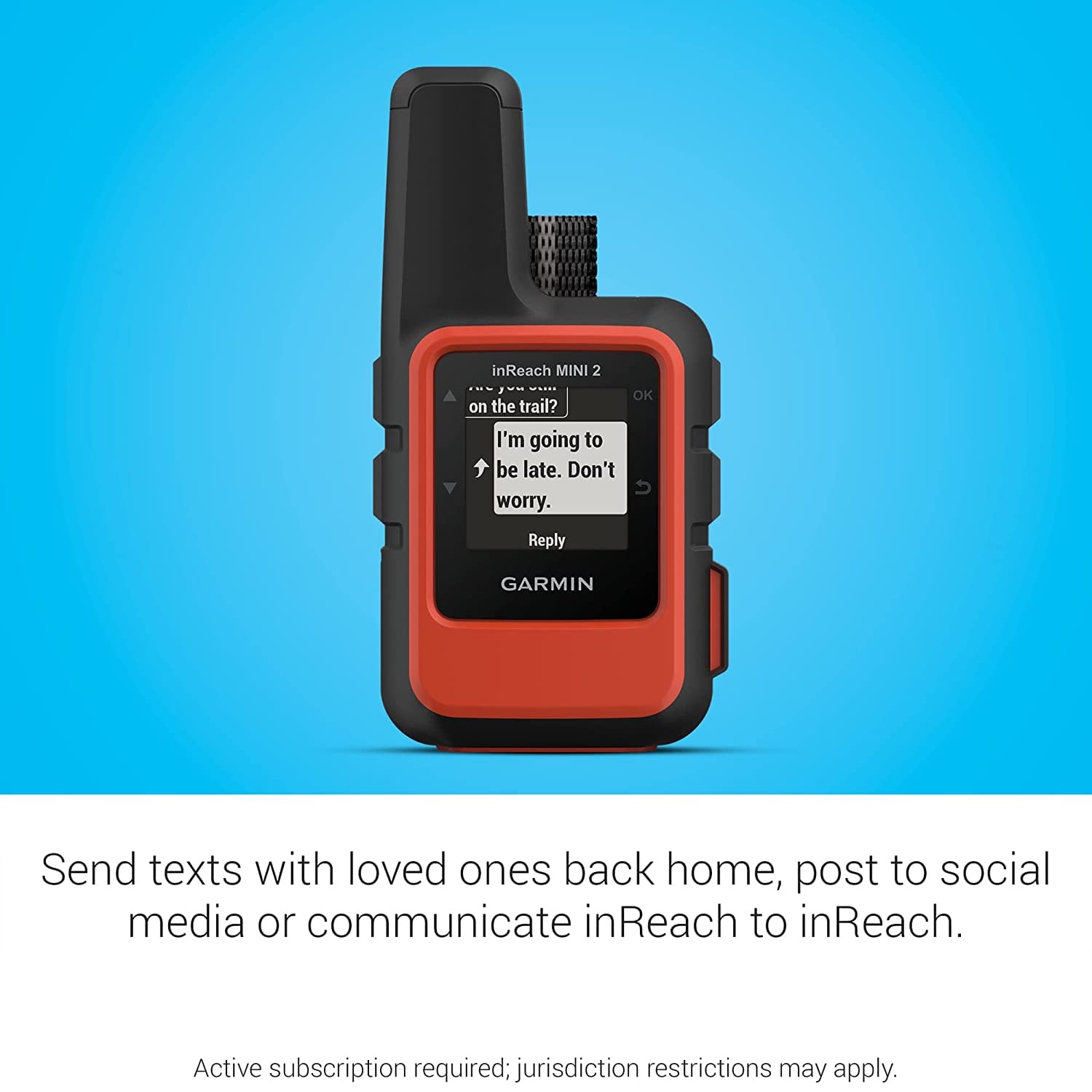Garmin inReach Mini 2 Portable Satellite GPS Device with Accessory Bundle
