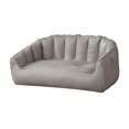 thumbnail image 2 of Sofá Tipo Puf Relleno De Espuma De Alta Densidad, Sofá De Suelo Suave Para Sala De Estar, Hogar, Gris Claro, 140cm Gris claro 140cm, 2 of 8