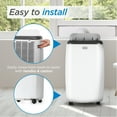 thumbnail image 6 of Black+Decker Portable Air Conditioner, 6,000 BTU, White, 6 of 7