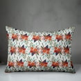 thumbnail image 3 of Creative Products Orange Floral Pattern 14x20 Spun Poly Pillow, 3 of 3