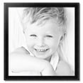 thumbnail image 2 of ArtToFrames 30" x 31" Matte Black with Beads Picture Frame, 30x31 inch Black Wood Poster Frame (WOM-4065), 2 of 8