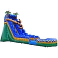 thumbnail image 3 of JumpOrange 19’ Jaguar Commercial Grade Water Slide with Splash Pool for Kids and Adults (with Blower), Outdoor Indoor, Wet Dry Use, Tall Inflatable, 3 of 7