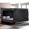 thumbnail image 1 of Carpa para Cama RIYDH Tamaño Queen con Oscurecimiento del 80% y 3 Puertas, 1 of 9