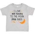 thumbnail image 3 of Inktastic I Love My Nana to the Moon and Back Boys or Girls Toddler T-Shirt, 3 of 5
