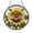 Acrylic 3.5 Inch, variant on Decorative Bee Flower Window Hanging – Stained Glass Style Decor