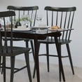 thumbnail image 5 of Merrick Lane 31.5" x 55" Rectangular Solid Espresso Wood Table with Clear Glass Top, 5 of 7