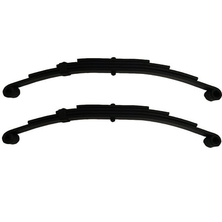 - (2) New Trailer Leaf Springs 4 Leaf Double Eye 2500lbs For 5000 lbs Axle 20016